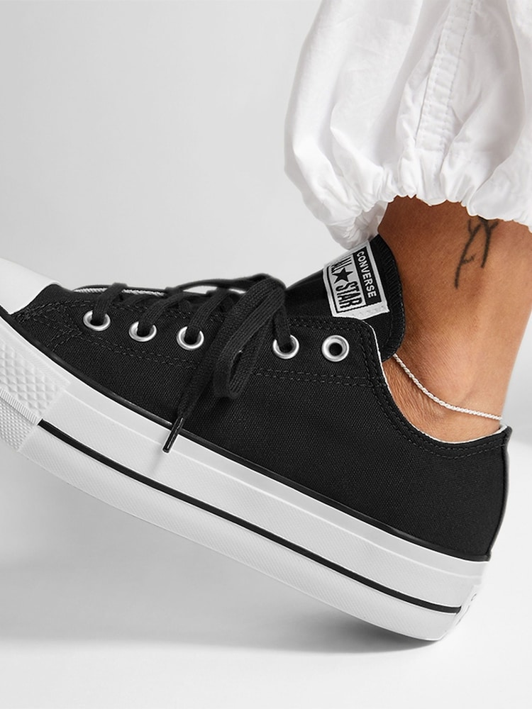 Taylor Chucks Schwarz Low Converse Sneaker Converse Plateau