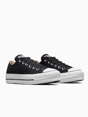 Negro/Blanco - Zapatillas de deporte con plataforma Platform Lift Chuck Ox de Converse - Imagen 8 de 11