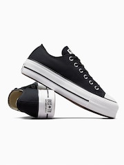 Negro/Blanco - Zapatillas de deporte con plataforma Platform Lift Chuck Ox de Converse - Imagen 9 de 11