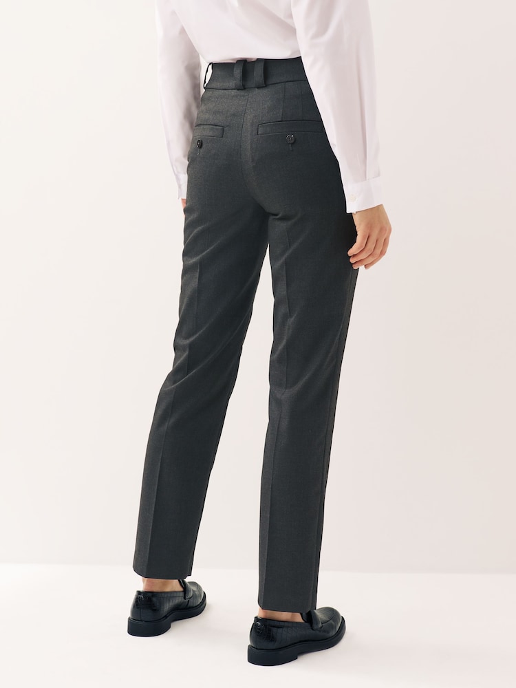 Grey Heavy Duty Tailored Slim Fit Trousers - Image 2 of 6