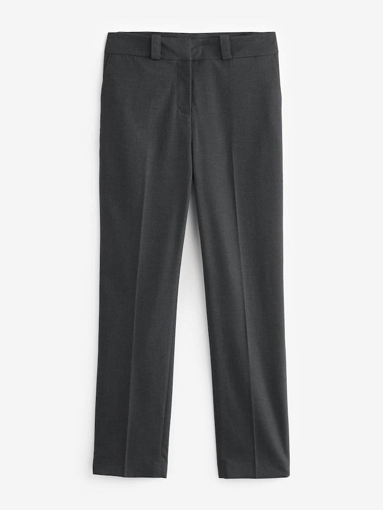 Grijs - Maatgesneden slim fit broek van stevige stof - Image 5 of 6