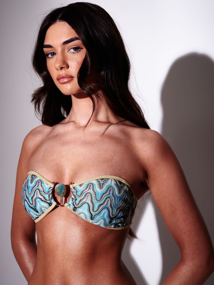 Crochet Bandeau Bikini Set - Image 6 of 6 Crochet Bandeau Bikini Set - Image 6 of 6