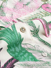 Green/Pink Button Through Short Set Pyjamas - Image 9 of 9