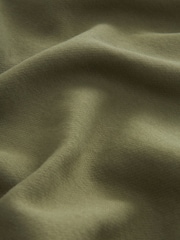Dark Sage Overhead Hoodie Jersey Cotton Rich Overhead Hoodie - Image 7 of 7