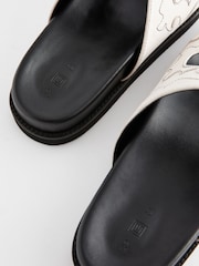 Bone Leather Western Footbed Sandals - Image 5 of 5