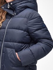 Barbour® Navy Blue Ferndale Padded Quilted Jacket - Image 4 of 7