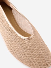 Cotton On Brown Tylah Mesh Ballet Shoes - Image 4 of 4