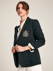 Joules Albury Navy Cotton Blazer - Image 2 of 6