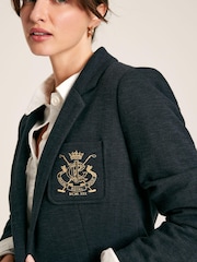 Joules Albury Navy Cotton Blazer - Image 5 of 6