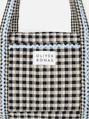 Sac de sport matelassé Oliver Bonas à carreaux vichy - Image 5 de 6