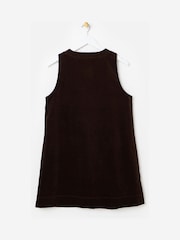 Oliver Bonas Mini-Latzkleid aus Cord mit Knopfleiste - Bild 2 von 5
