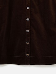 Oliver Bonas Mini-Latzkleid aus Cord mit Knopfleiste - Bild 5 von 5