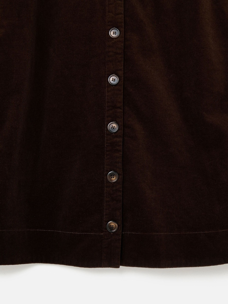 Oliver Bonas Mini-Latzkleid aus Cord mit Knopfleiste - Bild 5 von 5 Oliver Bonas Mini-Latzkleid aus Cord mit Knopfleiste - Bild 5 von 5