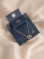 Gold Tone Star and Gem Initial Bracelet - Image 8 of 8
