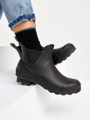 Black Ankle Wellies - Image 2 of 7