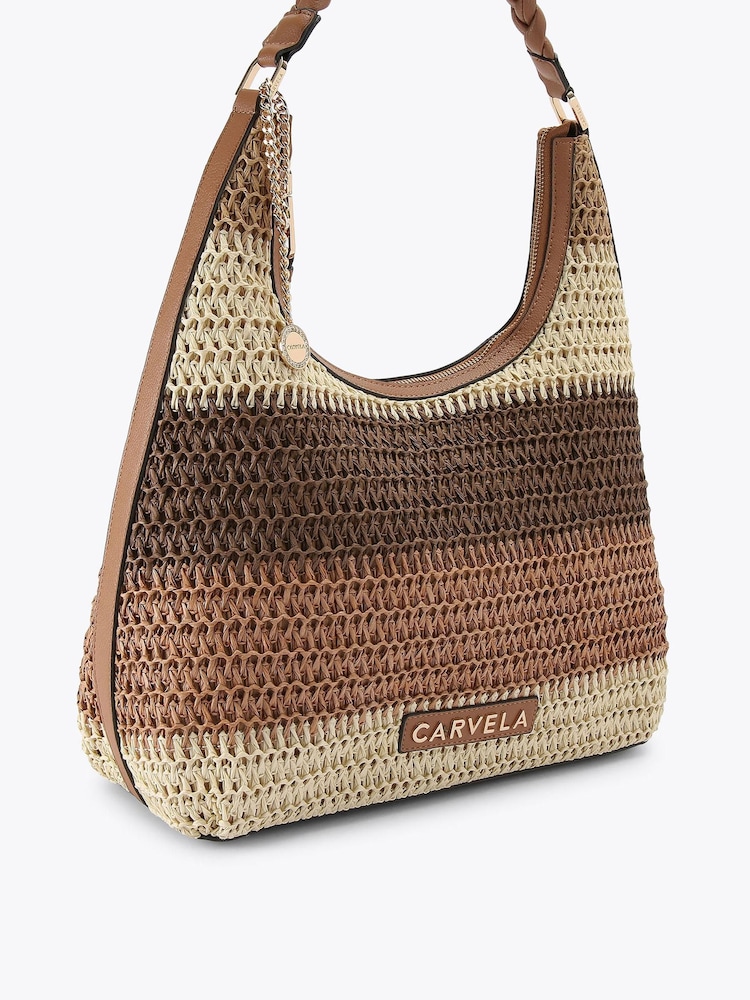 Carvela Nude Treccia Plait Tote Bag - Image 2 of 4