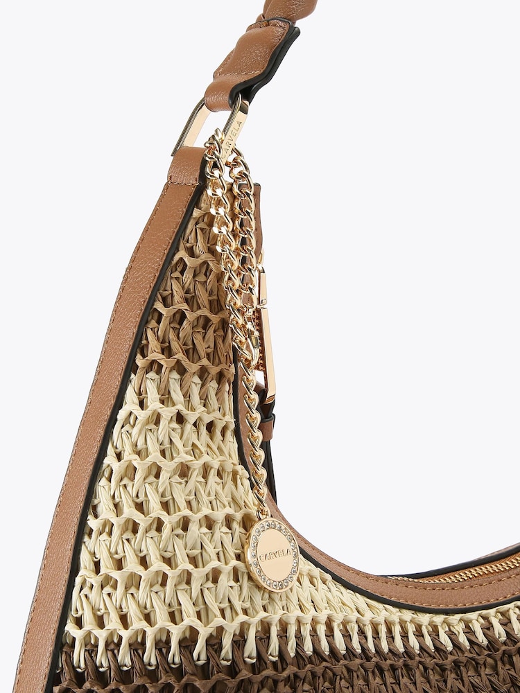Carvela Nude Treccia Plait Tote Bag - Image 4 of 4