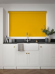 Ochre Yellow Glow Made to Measure Blackout Roller Blind - Image 2 of 6