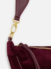 Oliver Bonas Red Betty Corduroy Belt Bag - Image 4 of 6