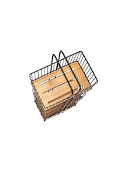 Croydex Freestanding Black Bamboo 3 Tier Caddy - Image 4 of 4