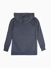 Pineapple Dark Grey Womens Longline Hoodie - Image 6 of 7