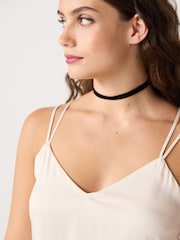 Champagne Lace Trim Cami Top' - Image 4 of 7