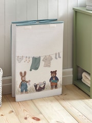 Cream Bertie Bear and Rosie Rabbit Laundry Basket - Image 4 of 4