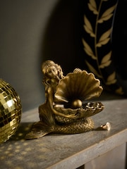 Rockett St George Gold Mermaid Trinket Dish - Image 1 of 4