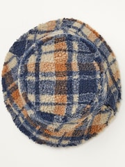 FatFace Natural Eliza Check Bucket Hat - Image 2 of 3
