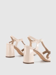 Office Natural Halo T Bar Heeled Sandals - Image 3 of 4