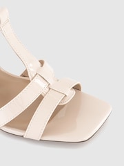 Office Natural Halo T Bar Heeled Sandals - Image 4 of 4