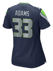 Nike Blue NFL Seattle Seahawks Home Game Jersey - Jamal Adams Womens - Image 3 of 3