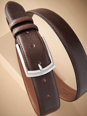 Brown Signature Leather Belt - Image 3 of 3