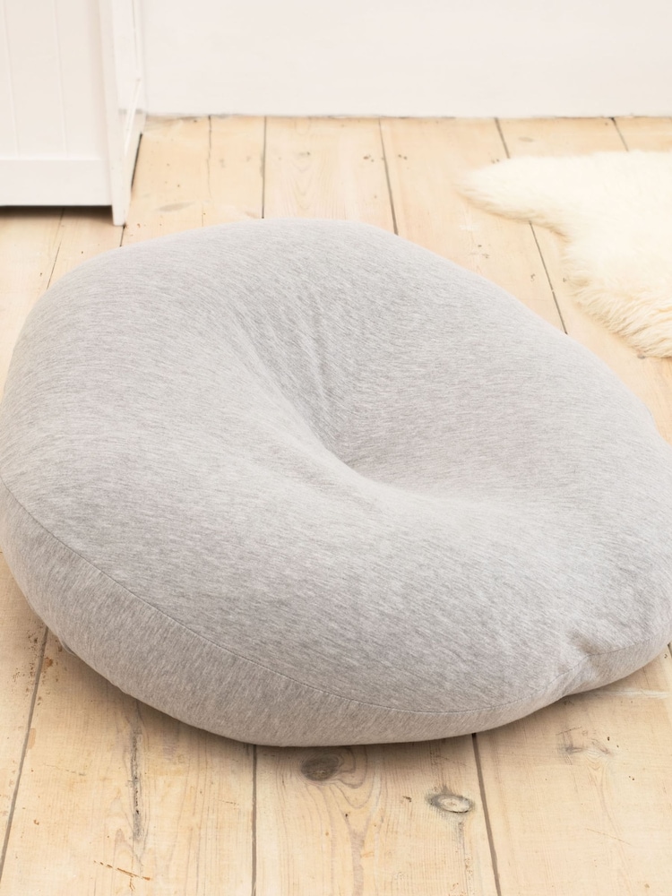 JoJo Maman Bébé Grey Microbean Maternity Pillow & Baby Nest Converter Cover Set - Image 2 of 3