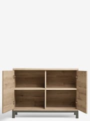 Light Bronx Oak Effect Small Sideboard - Image 5 of 7