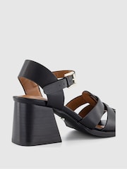 Office Black Fisherman Block Heels - Image 3 of 4