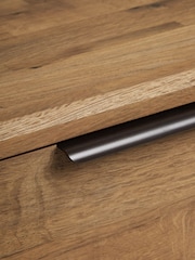 Dark Bronx Oak Effect Slim Small Sideboard - Image 7 of 8