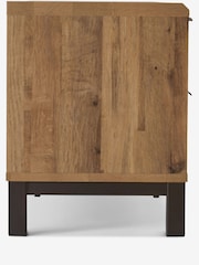 Dark Bronx Up to 65 inch Oak Effect Slim TV Unit - Image 9 of 11