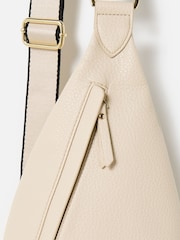 Oliver Bonas Cream Brooke Cross-Body Belt Bag - Image 4 of 6