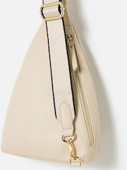 Oliver Bonas Cream Brooke Cross-Body Belt Bag - Image 6 of 6