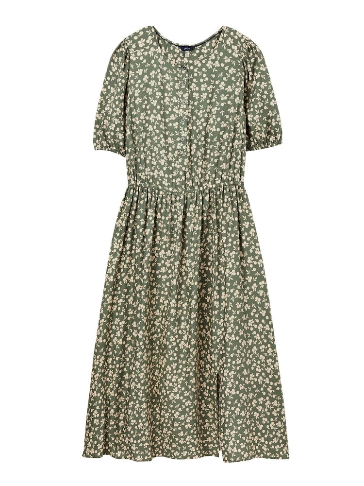Joules Green Adele Button Down Tiered Dress - Image 7 of 7