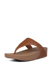 FitFlop Lulu Leather Toe Post Sandals - Image 2 of 4