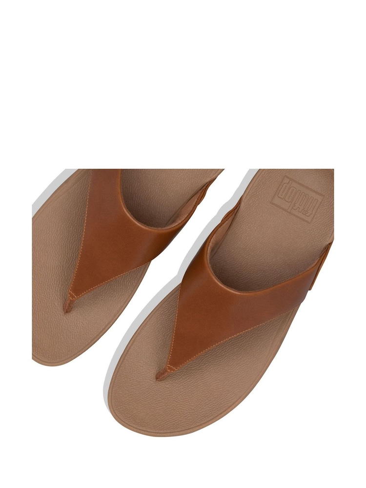 FitFlop Lulu Leather Toe Post Sandals - Image 4 of 4