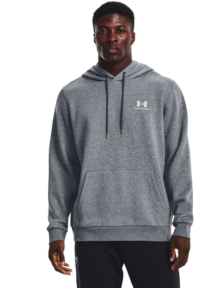 Under Armour Grey Under Armour Grey Essential Fleece Hoodie - Image 1 of 6