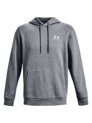 Under Armour Grey Under Armour Grey Essential Fleece Hoodie - Image 5 of 6