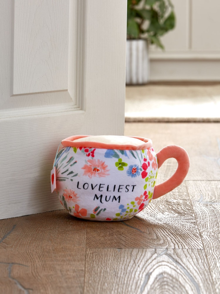 Pink Loveliest Mum Mother's Day Doorstop - Image 1 of 4