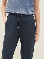 Navy Jersey Joggers - Image 2 of 6