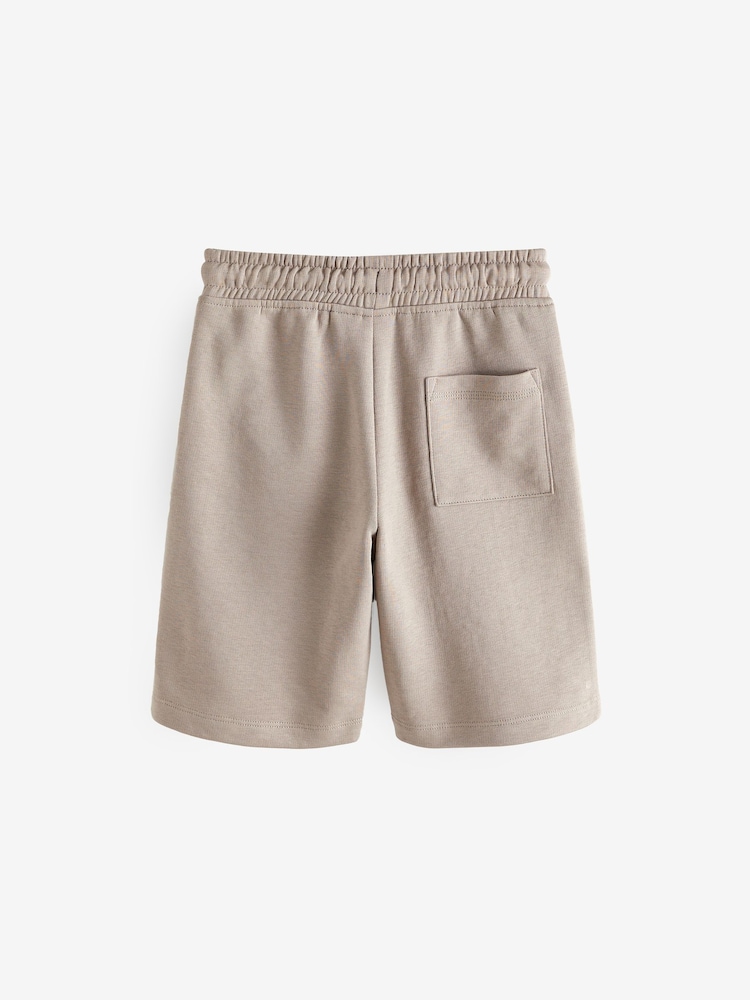 Tan Brown/Ecru Cream 3 Pack Basic Jersey Shorts (3-16yrs) - Image 2 of 3