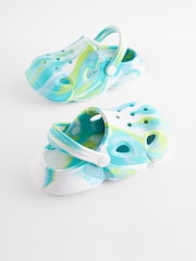 White Marble Clogs - Image 1 of 6