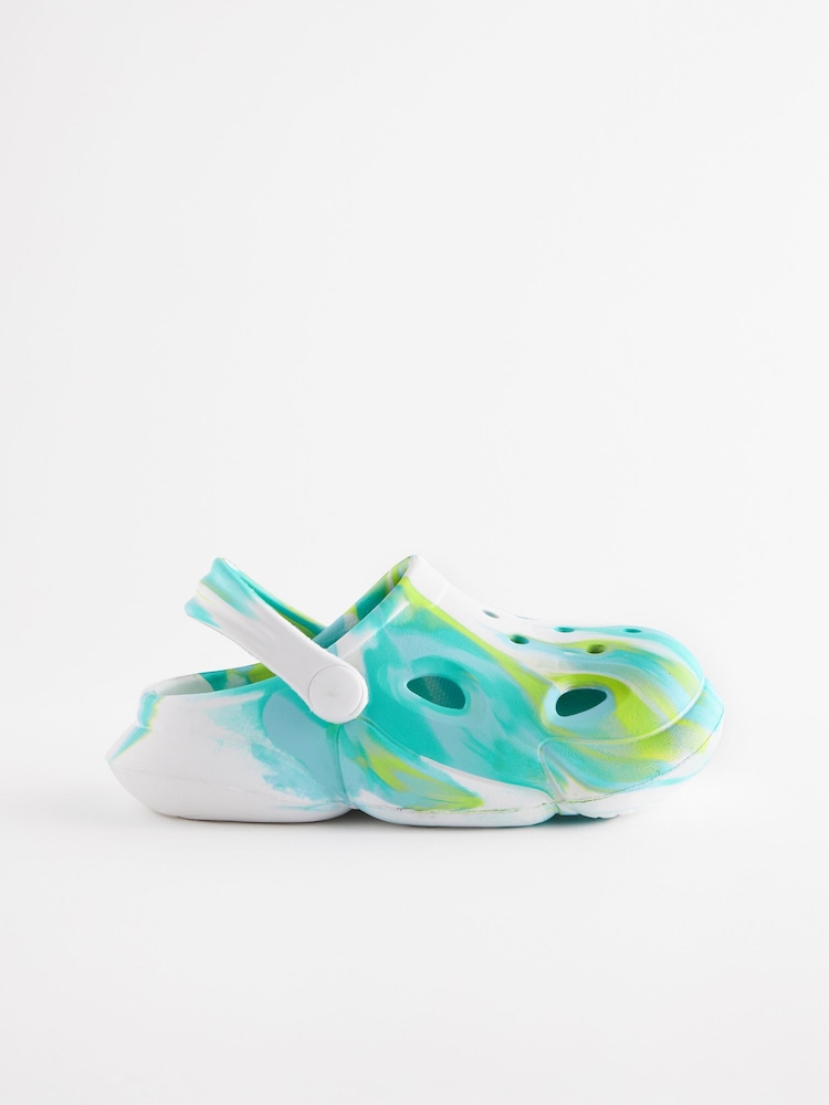 White Marble Clogs - Image 2 of 6 White Marble Clogs - Image 2 of 6
